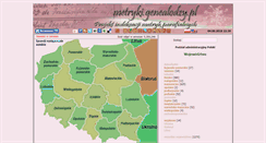 Desktop Screenshot of metryki.genealodzy.pl